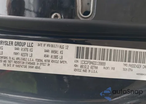 2015 Dodge Dart Gt z USA, uszkodzony, nr VIN 1C3CDFEB4FD141349